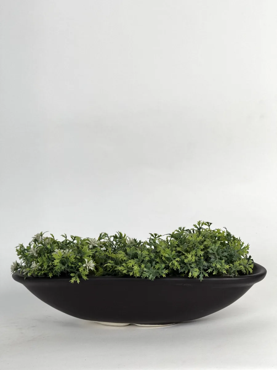 Classic Ceramic Planter — 5" Dia × 4" Height — Primary View