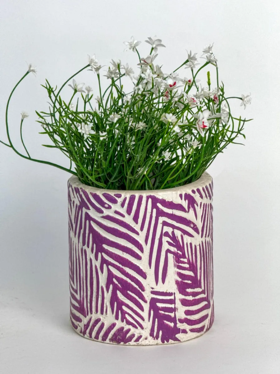 Classic Ceramic Planter — 5" Dia × 5" Height — Primary View
