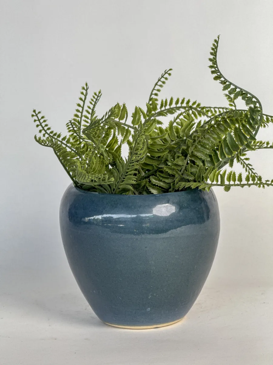 Classic Ceramic Planter — 5" Dia × 4.5" Height — Primary View