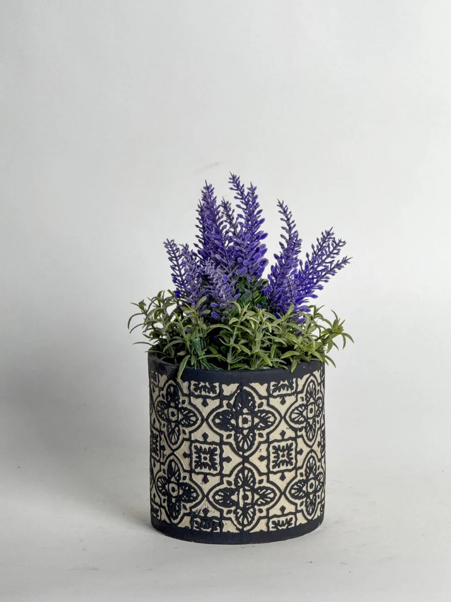 Classic Ceramic Planter — 6" Dia × 4.5" Height — Primary View
