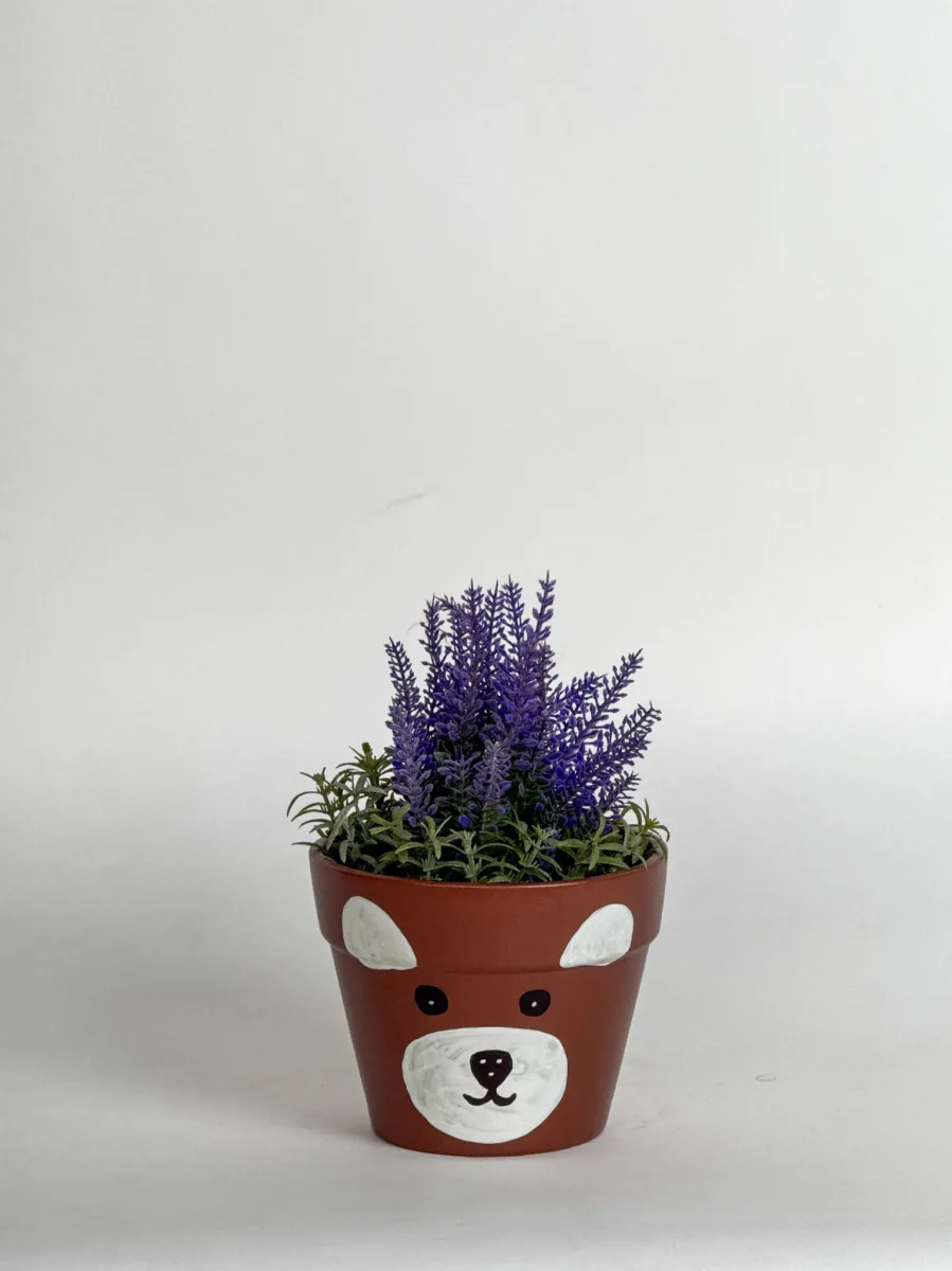 Classic Ceramic Planter — 5" Dia × 4.5" Height — Primary View