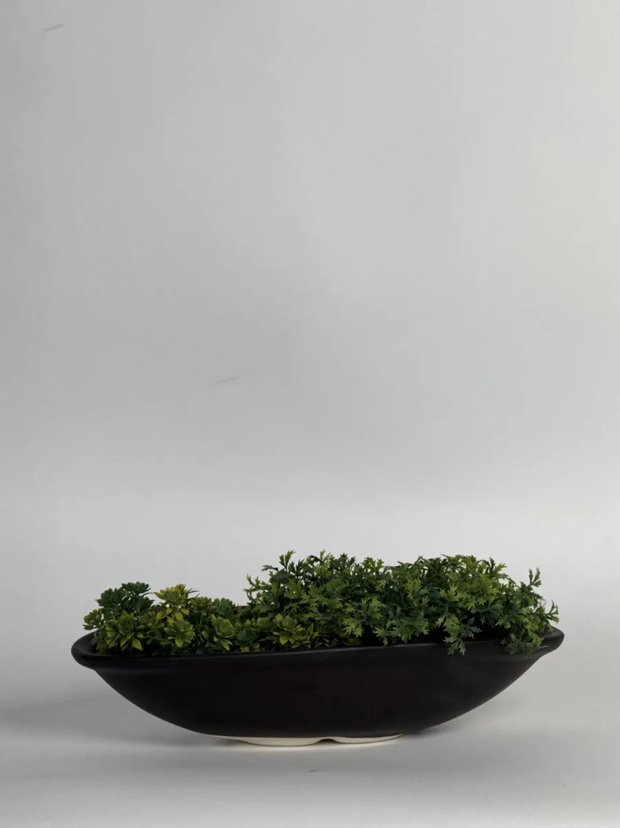 Classic Ceramic Planter — 5" Dia × 4" Height — Primary View