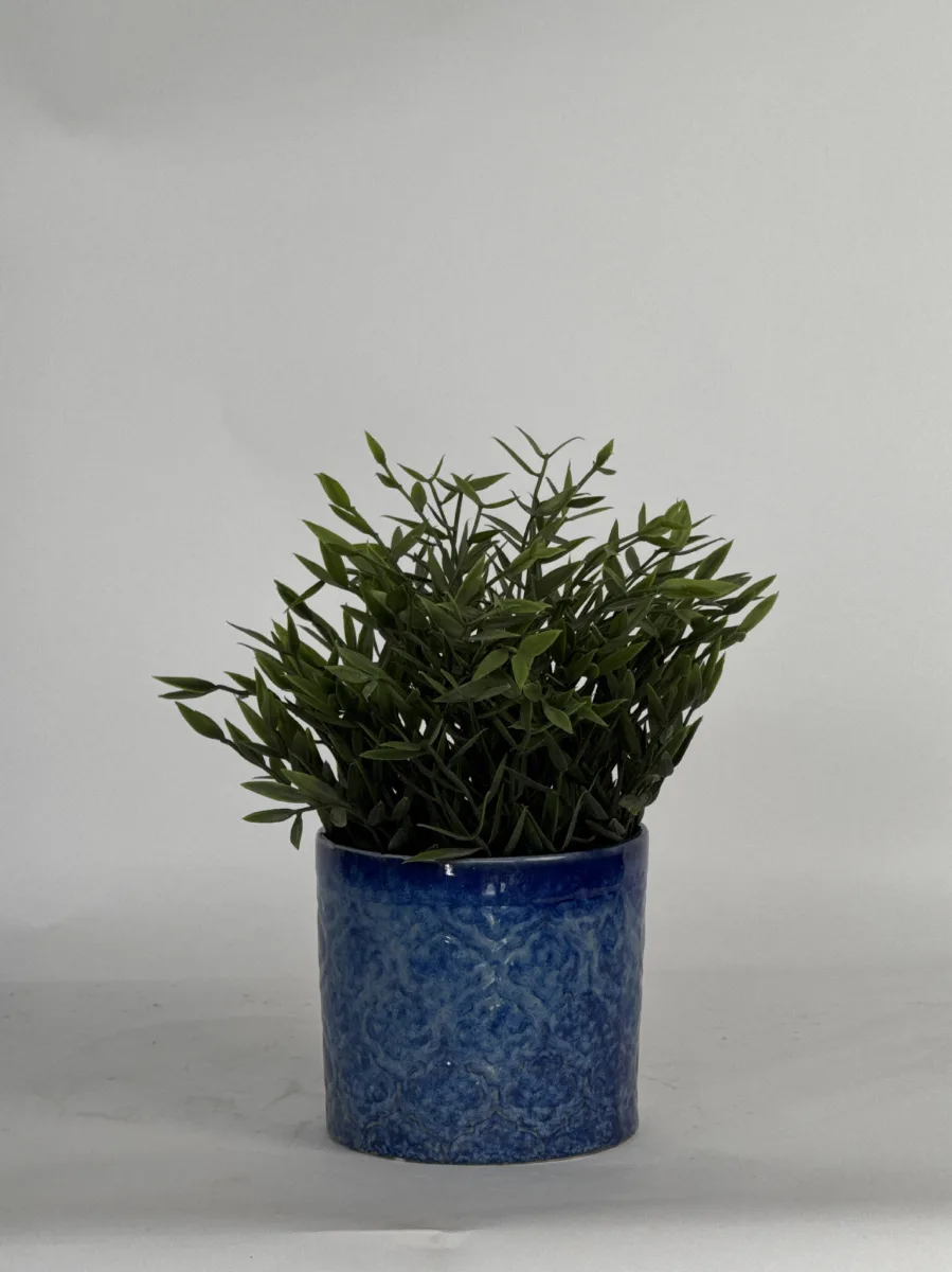 Classic Ceramic Planter — 7" Dia × 7" Height — Primary View