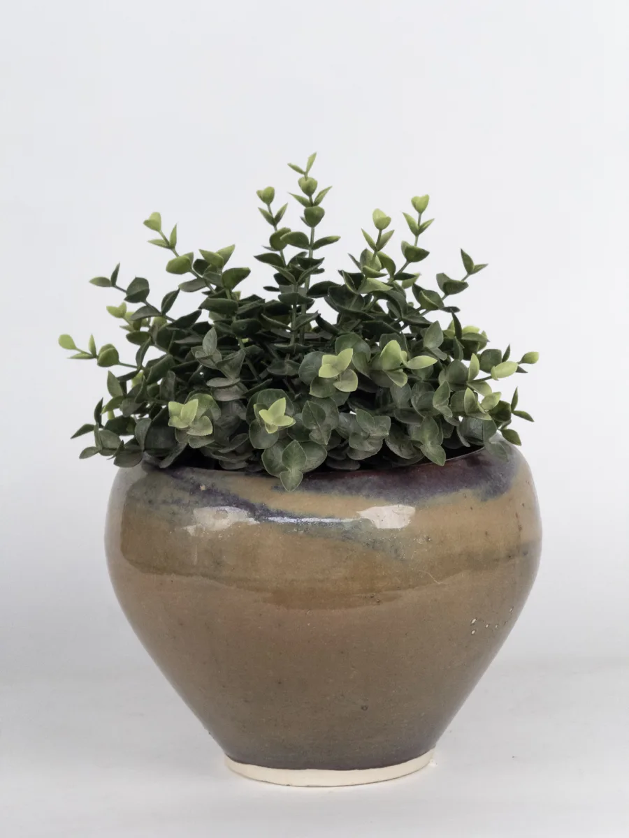 Classic Ceramic Planter — 4.5" Dia × 4" Height — Primary View