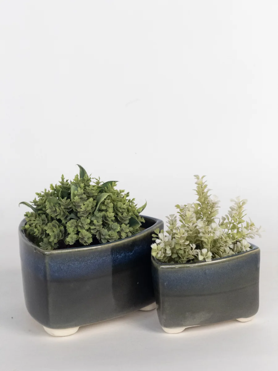 Classic Ceramic Planter — 6" Dia × 6" Height — Primary View