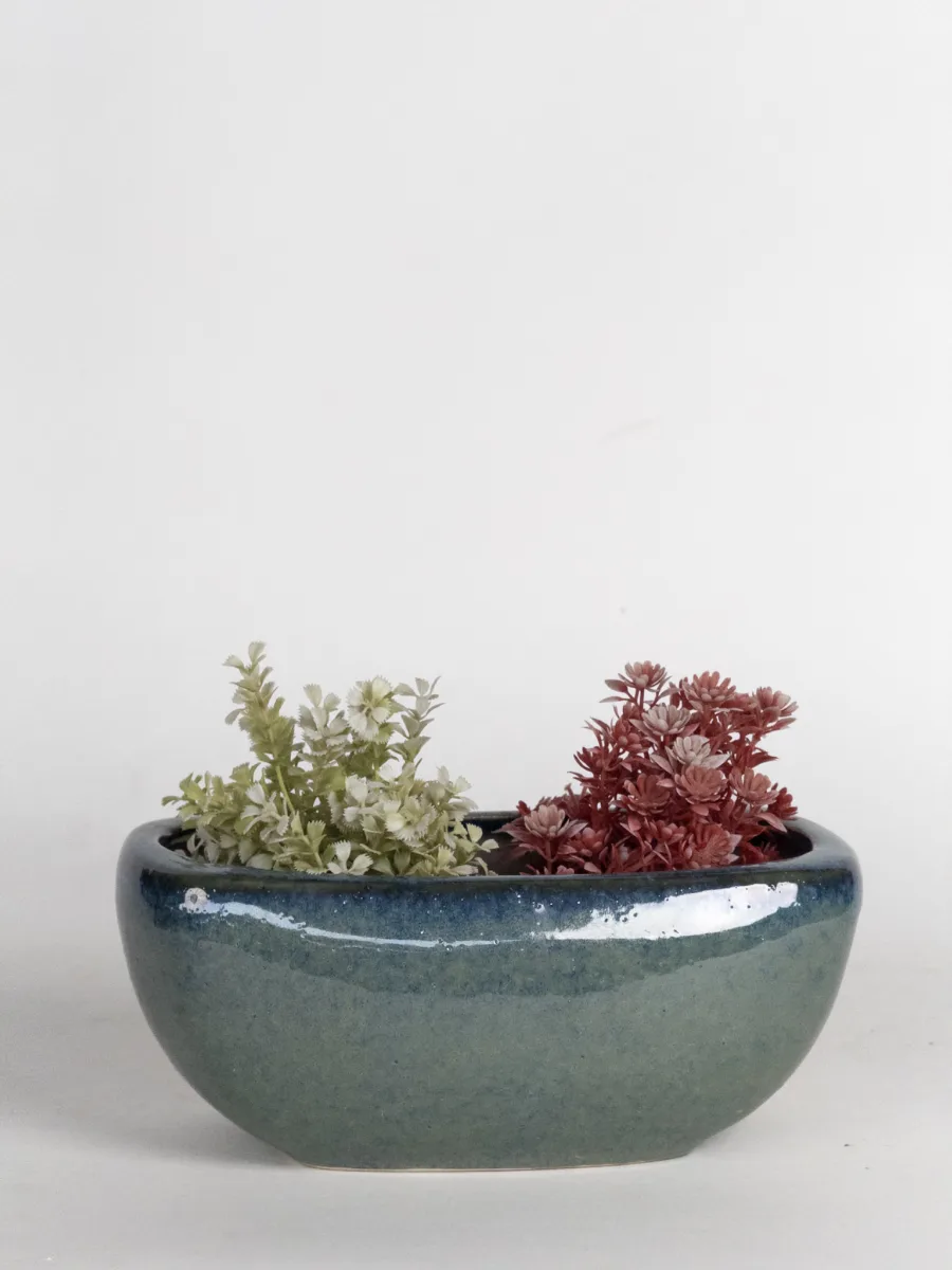 Classic Ceramic Planter — 5.5" Dia × 5" Height — Primary View