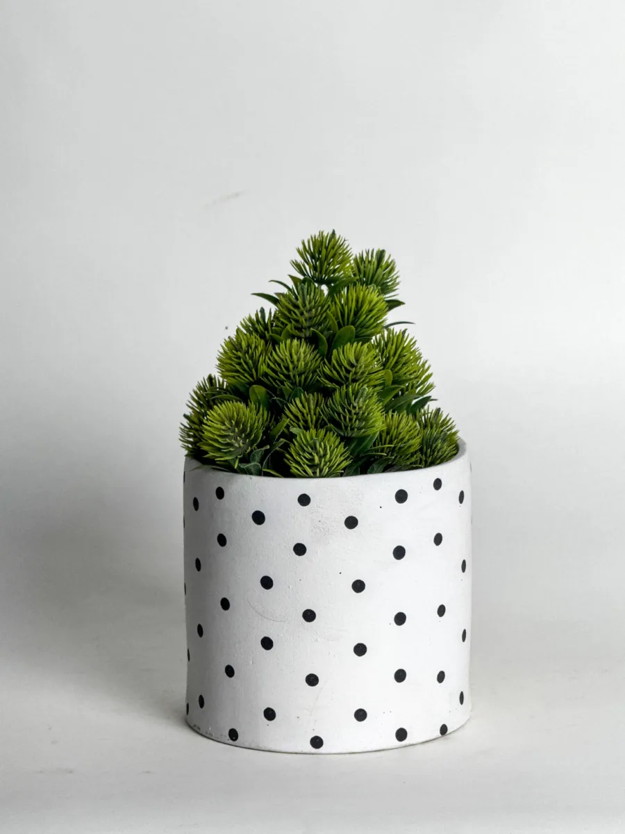 Classic Ceramic Planter — 5" Dia × 4.5" Height — Primary View