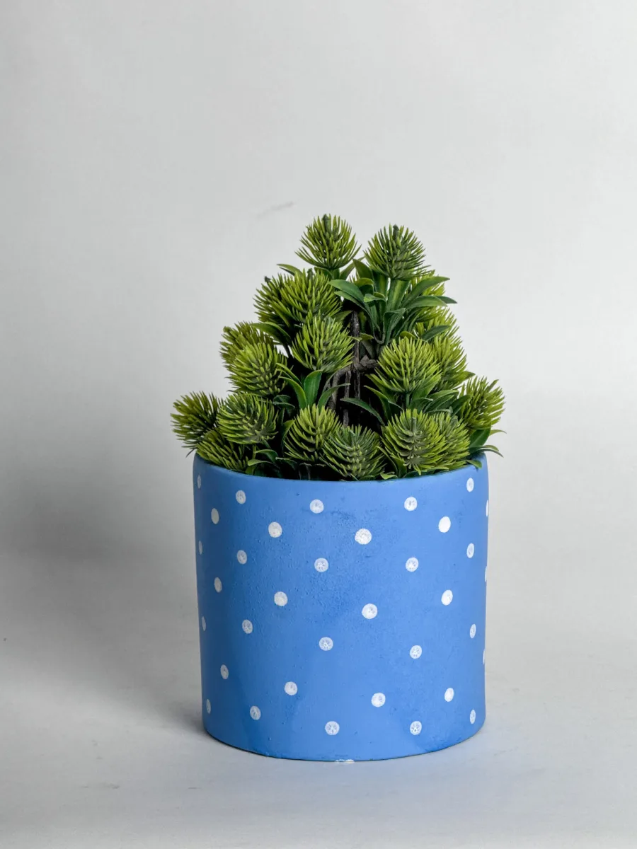 Classic Ceramic Planter — 5" Dia × 4.5" Height — Primary View