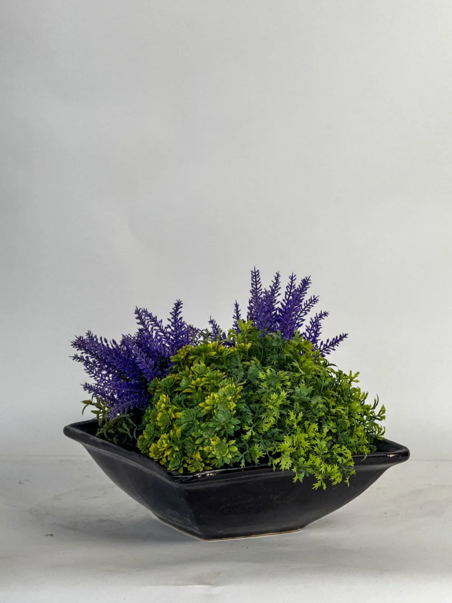 Classic Ceramic Planter — 5" Dia × 5.5" Height — Primary View