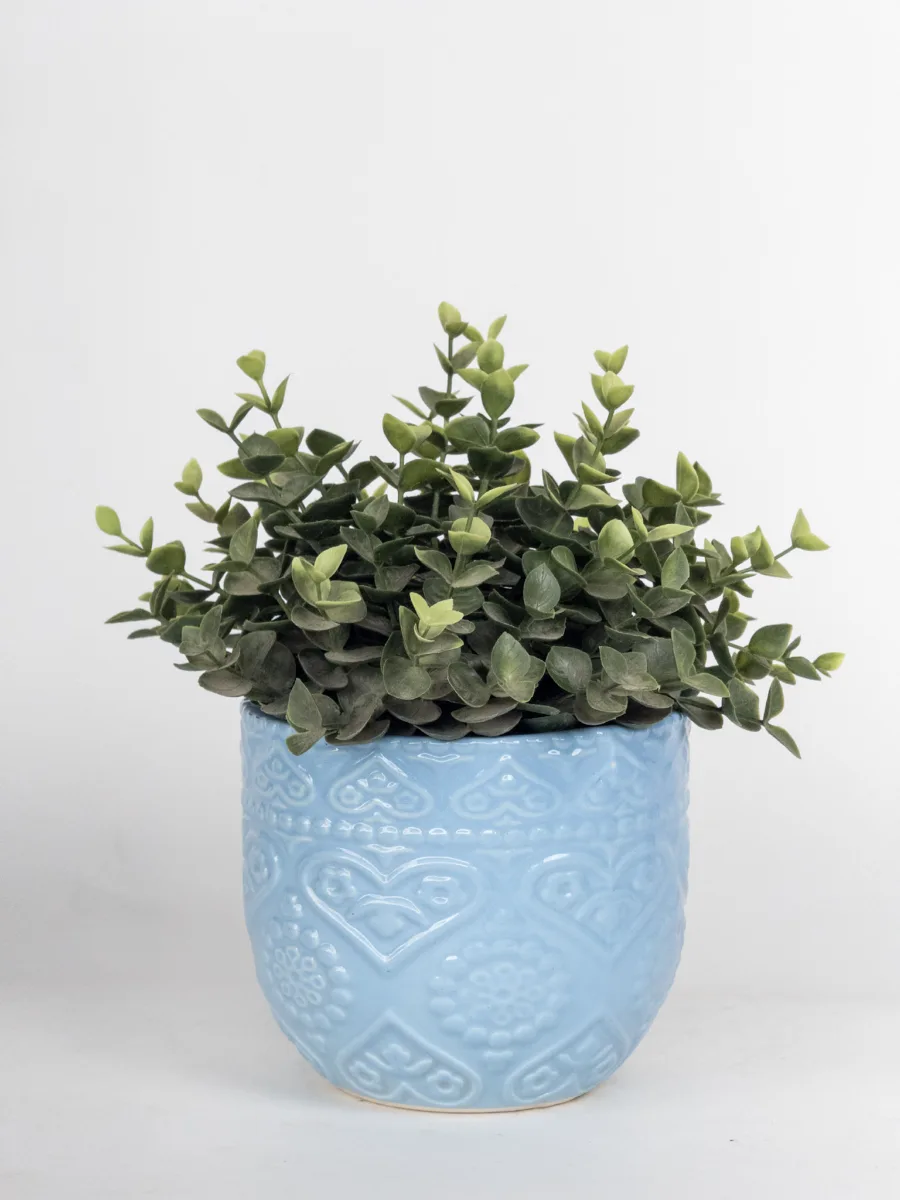Classic Ceramic Planter — 6" Dia × 7" Height — Primary View