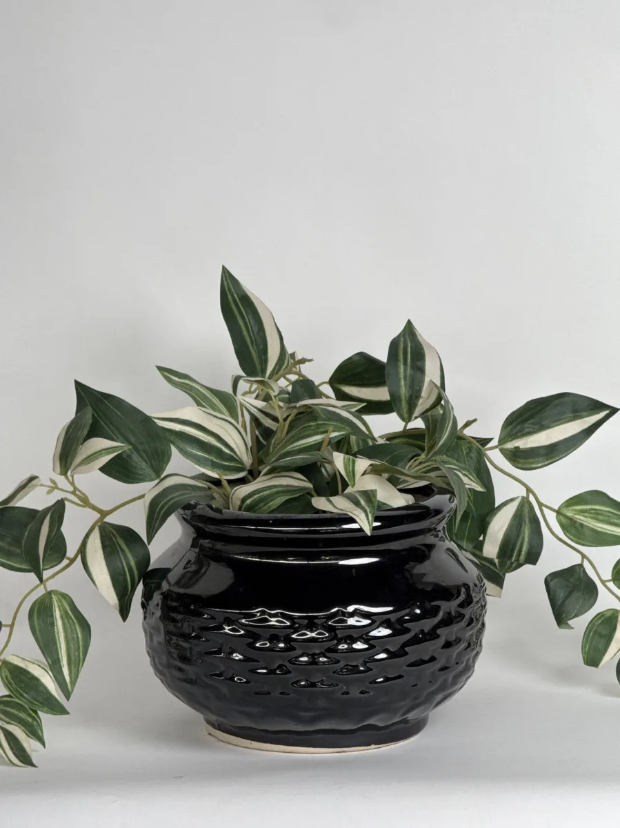 Classic Ceramic Planter — 4.5" Dia × 6" Height — Primary View