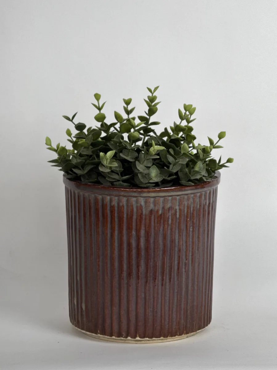 Classic Ceramic Planter — 7" Dia × 6" Height — Primary View