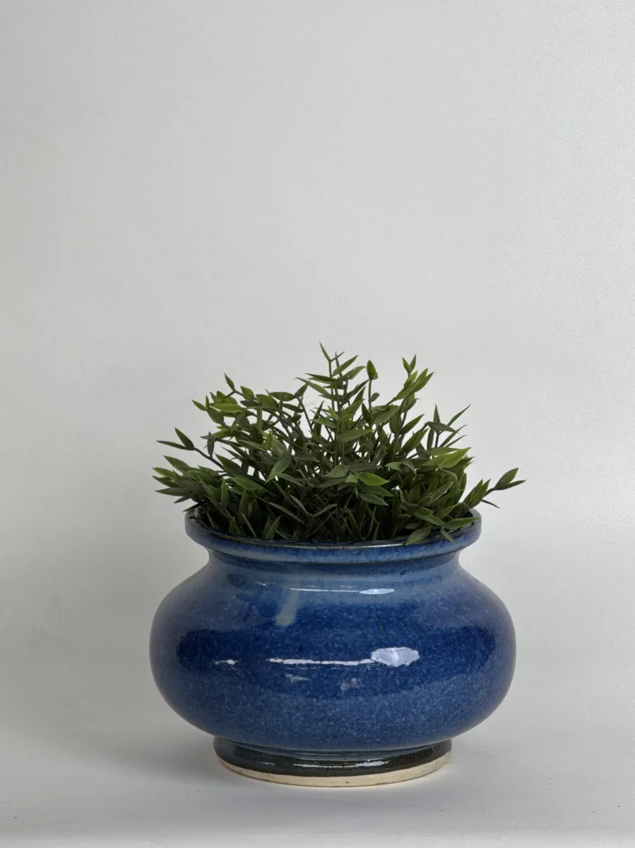 Classic Ceramic Planter — 7" Dia × 6" Height — Primary View