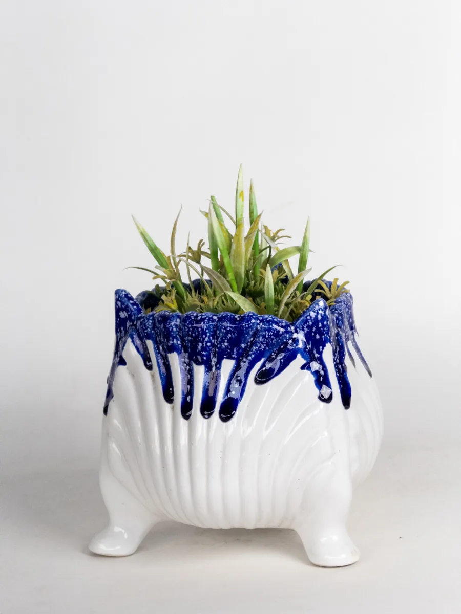 Classic Ceramic Planter — 10" Dia × 7" Height — Primary View