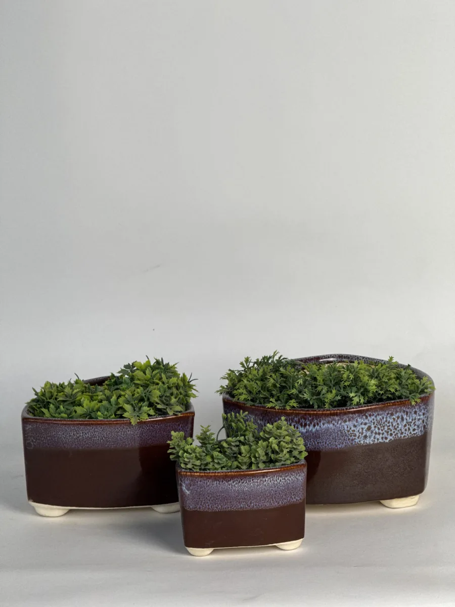 Classic Ceramic Planter — 7" Dia × 6.5" Height — Primary View