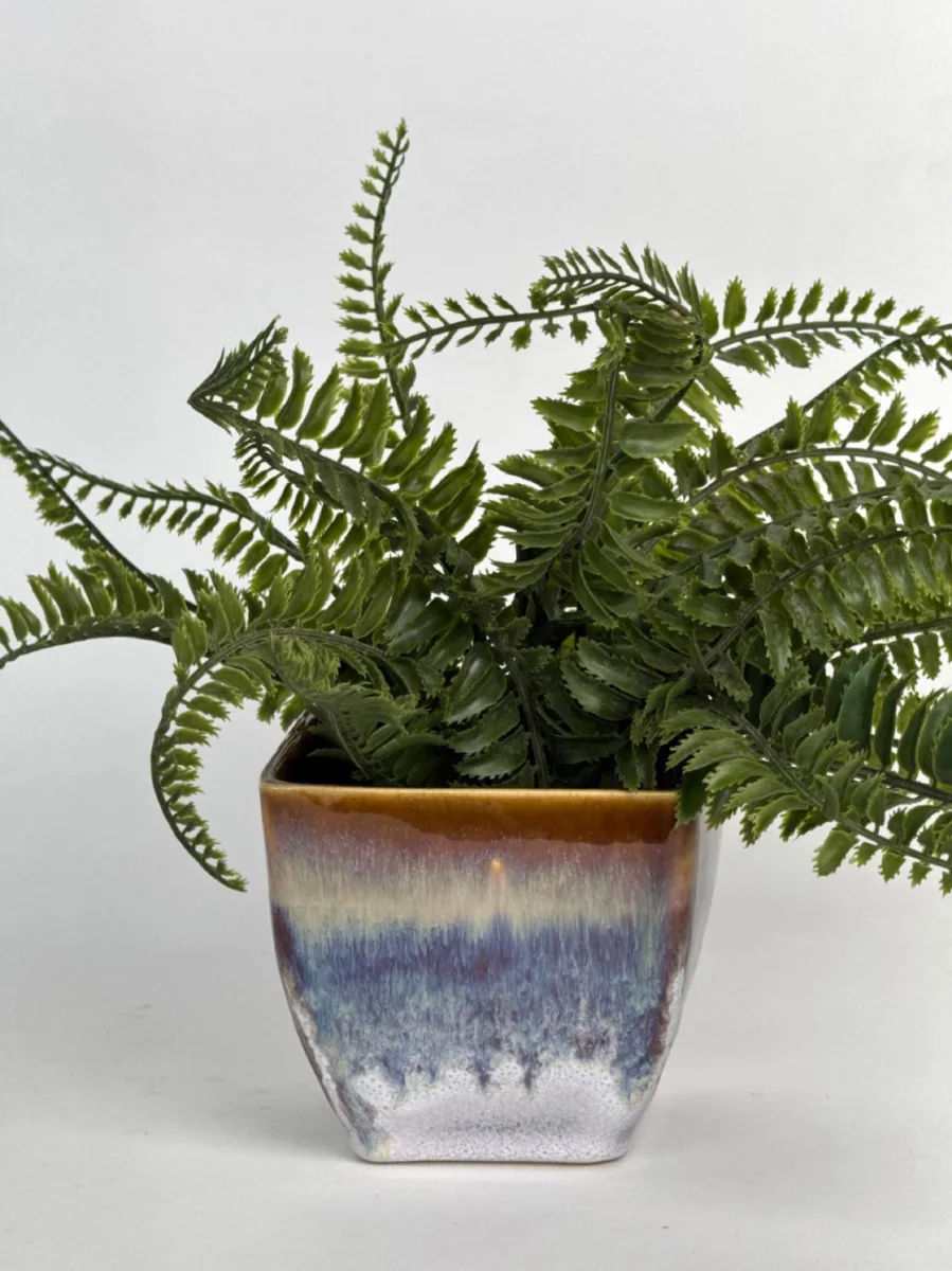 Classic Ceramic Planter — 7" Dia × 6" Height — Primary View