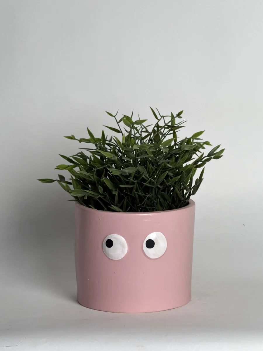 Classic Ceramic Planter — 6.5" Dia × 8" Height — Primary View