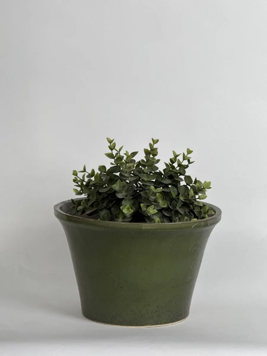 Classic Ceramic Planter — 7" Dia × 8" Height — Primary View