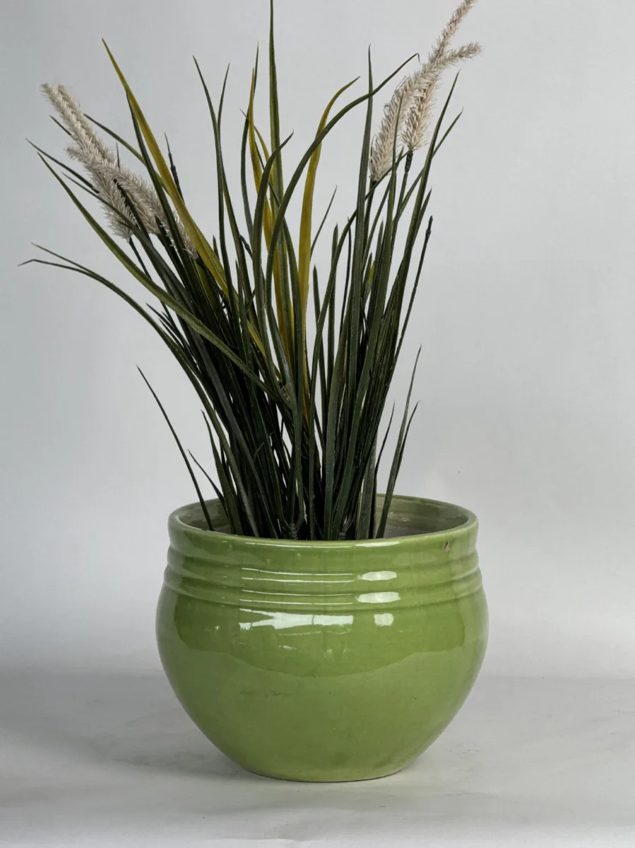 Classic Ceramic Planter — 11" Dia × 7" Height — Primary View