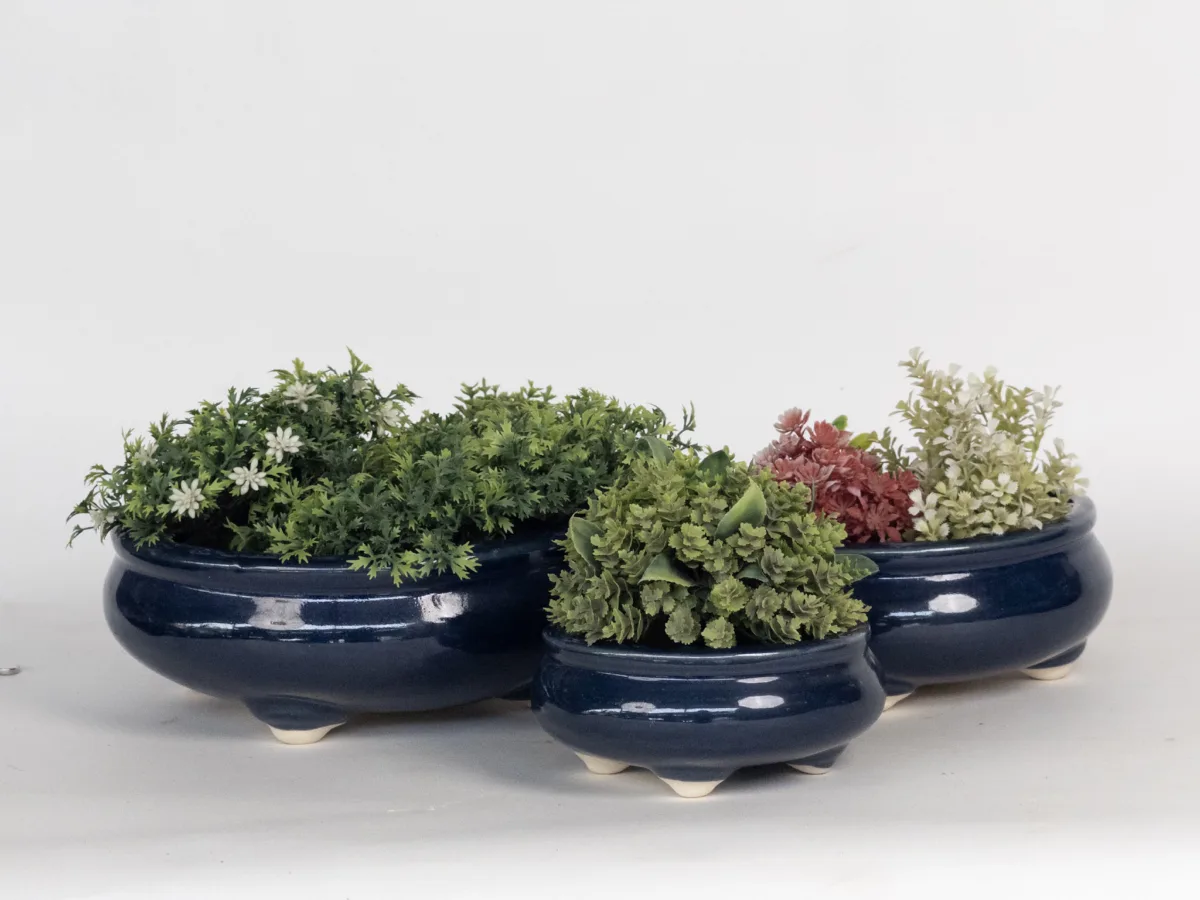 Classic Ceramic Planter Set of 3 (3" Dia) — Primary View