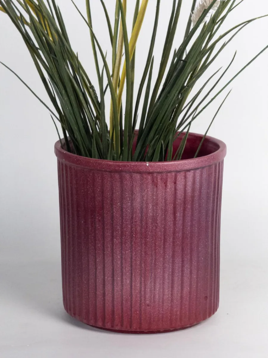 Classic Ceramic Planter — 8" Dia × 8.5" Height — Primary View