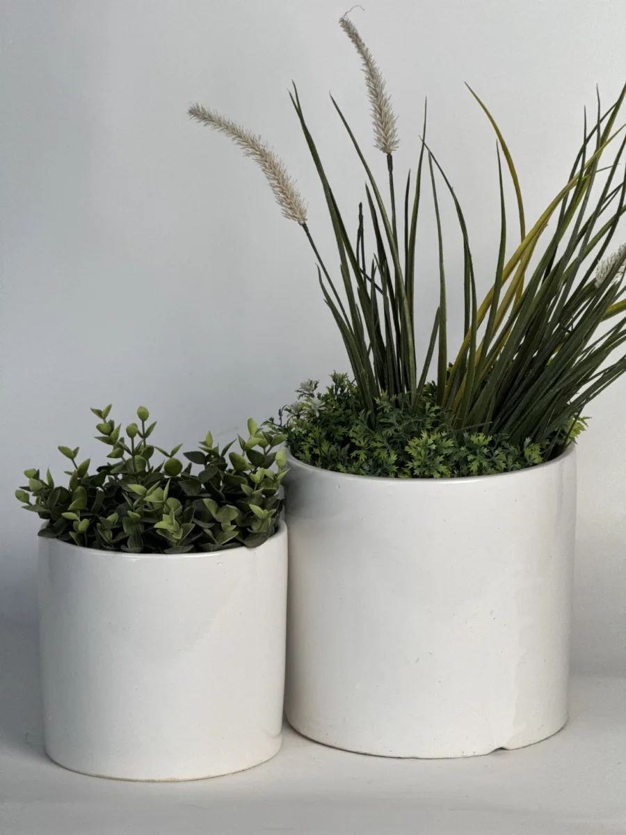 Classic Ceramic Planter Set of 3 (3" Dia) — Primary View
