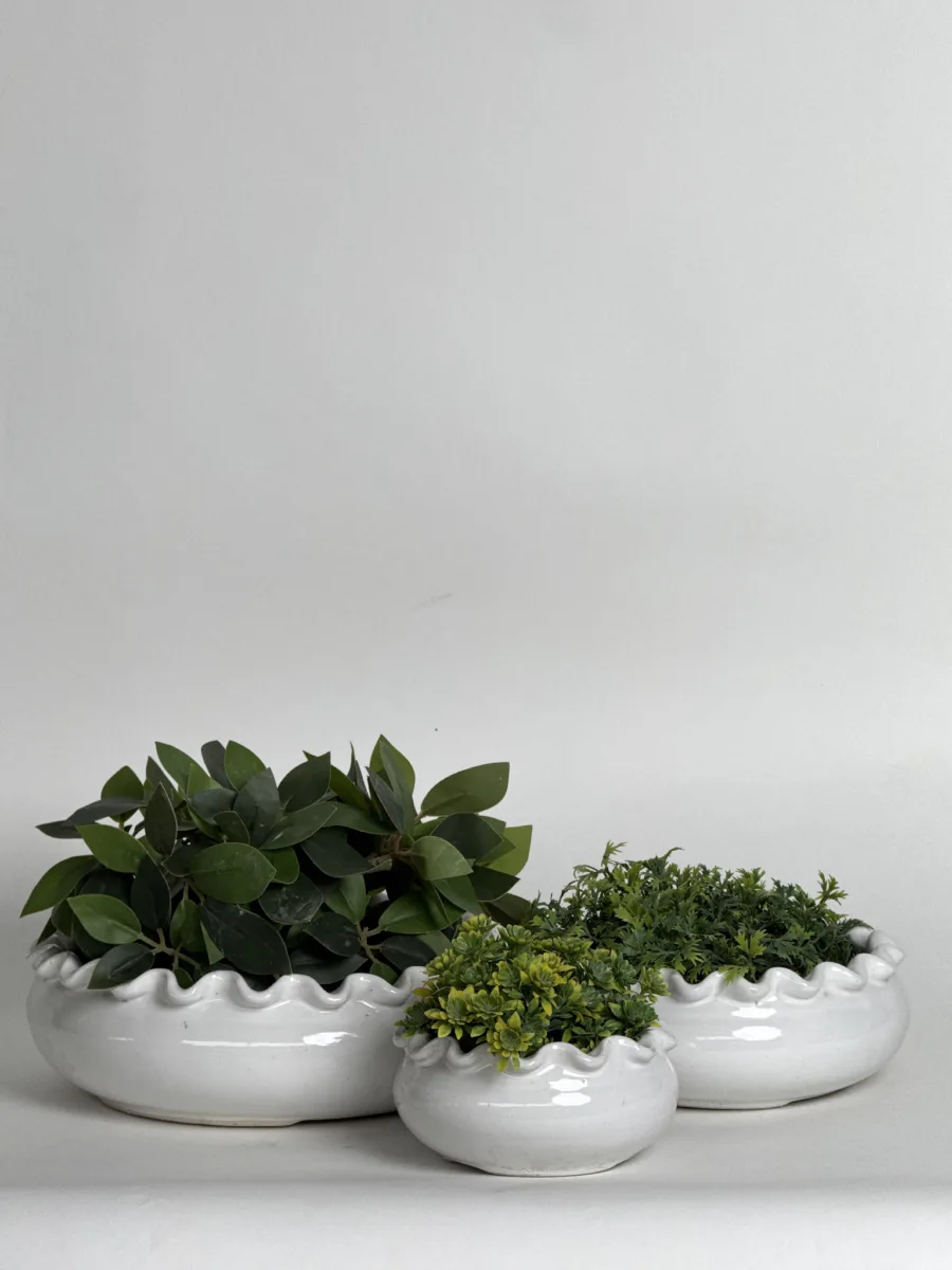Classic Ceramic Planter Set of 3 (3" Dia) — Primary View