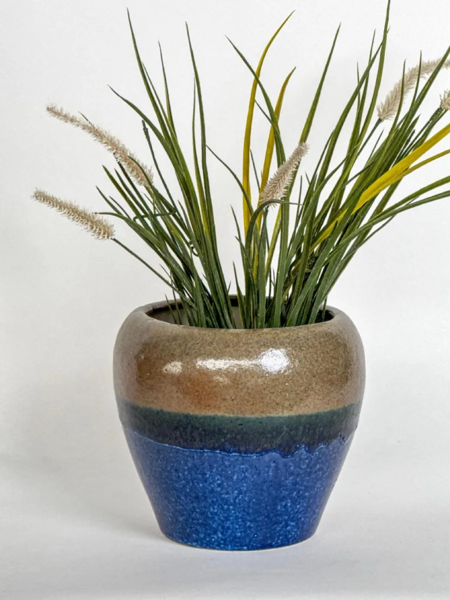 Classic Ceramic Planter — 8" Dia × 5" Height — Primary View