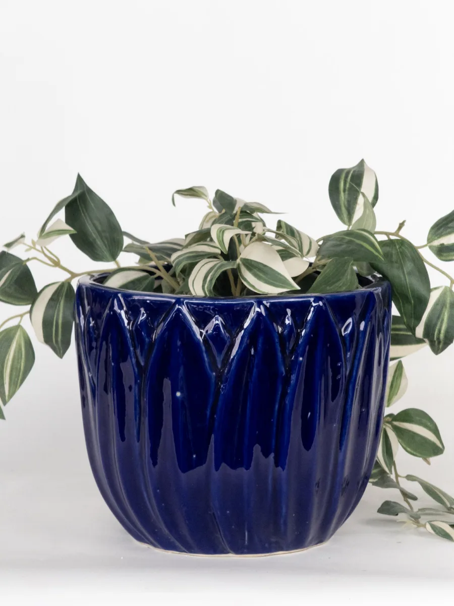 Classic Ceramic Planter — 8" Dia × 8" Height — Primary View