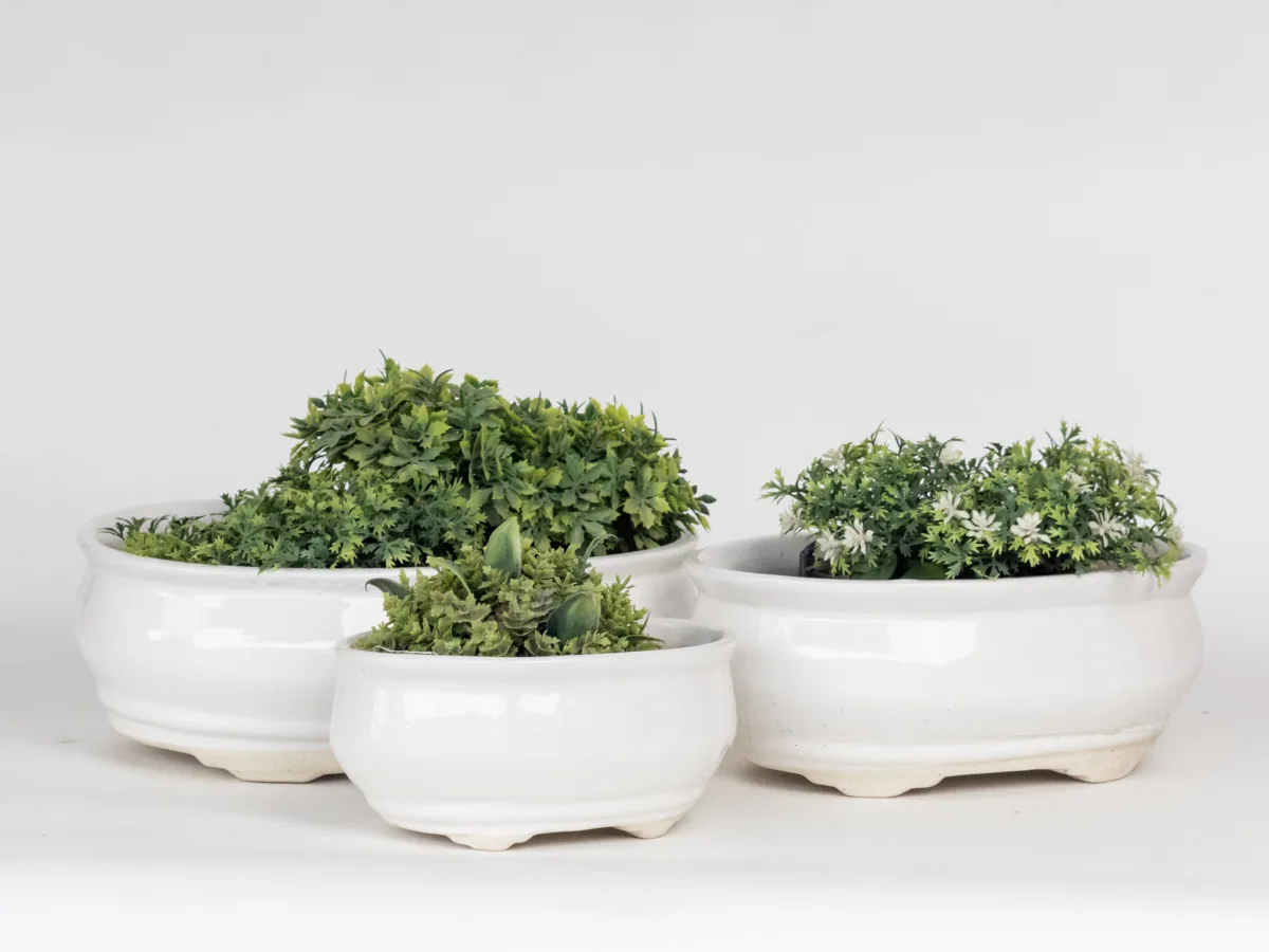 Classic Ceramic Planter — 10" Dia × 9.5" Height — Primary View