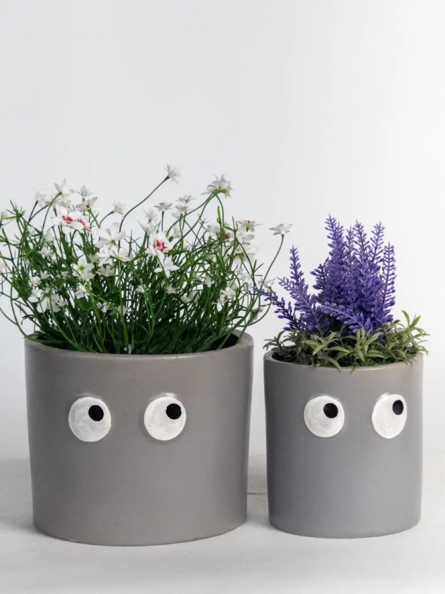 Classic Ceramic Planter — 10" Dia × 9" Height — Primary View
