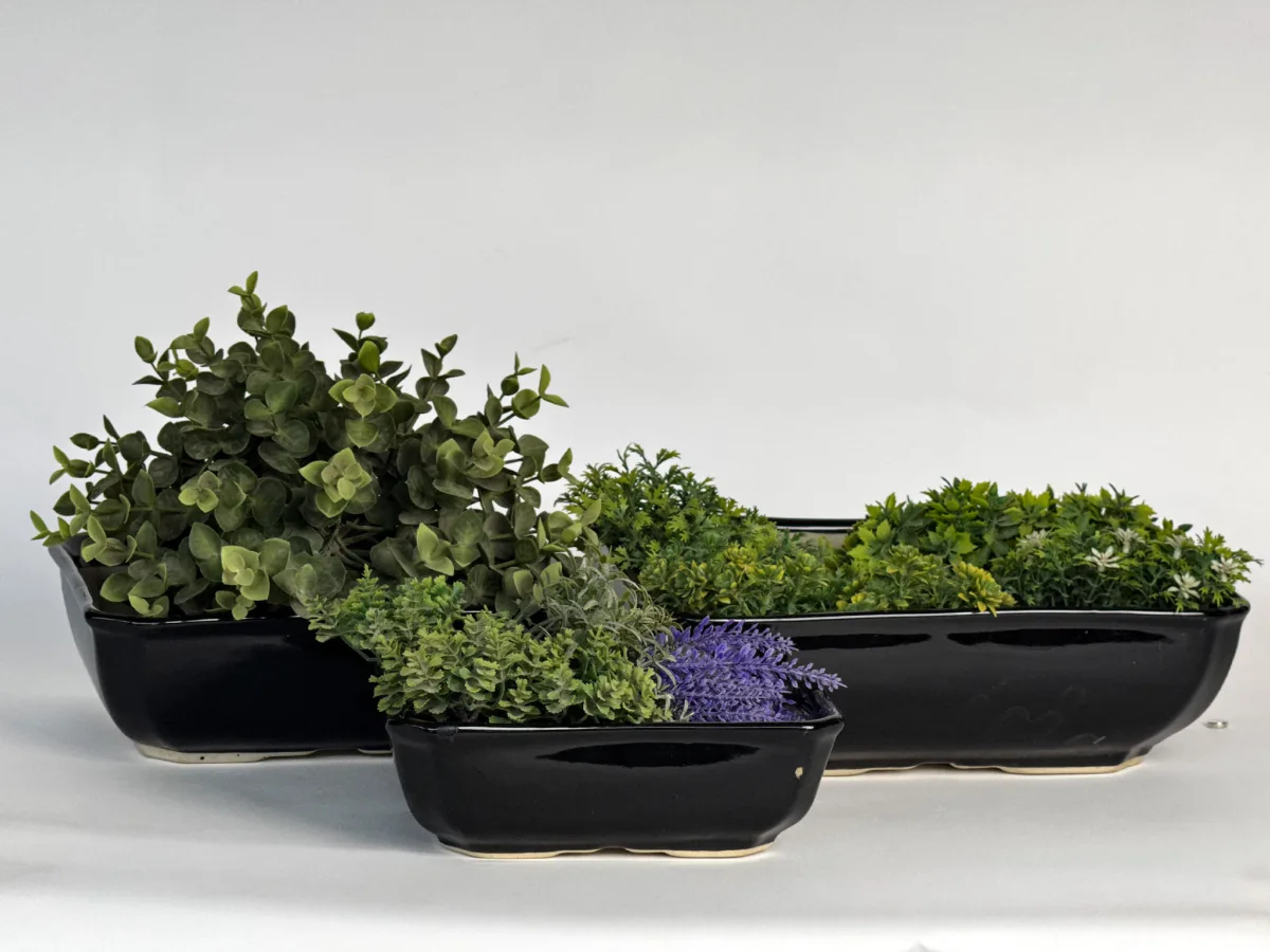 Classic Ceramic Planter — 10" Dia × 9" Height — Primary View