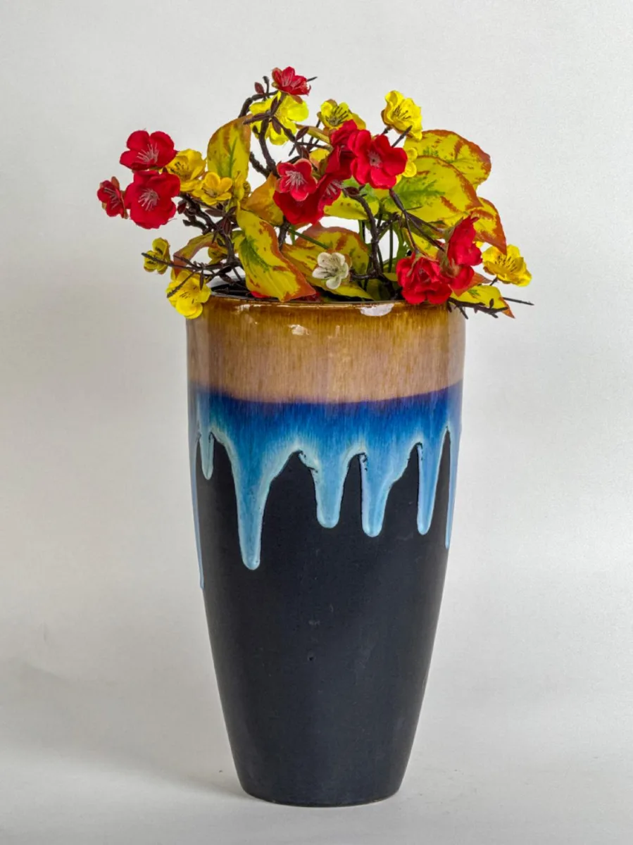 Classic Ceramic Planter — 10" Dia × 9" Height — Primary View