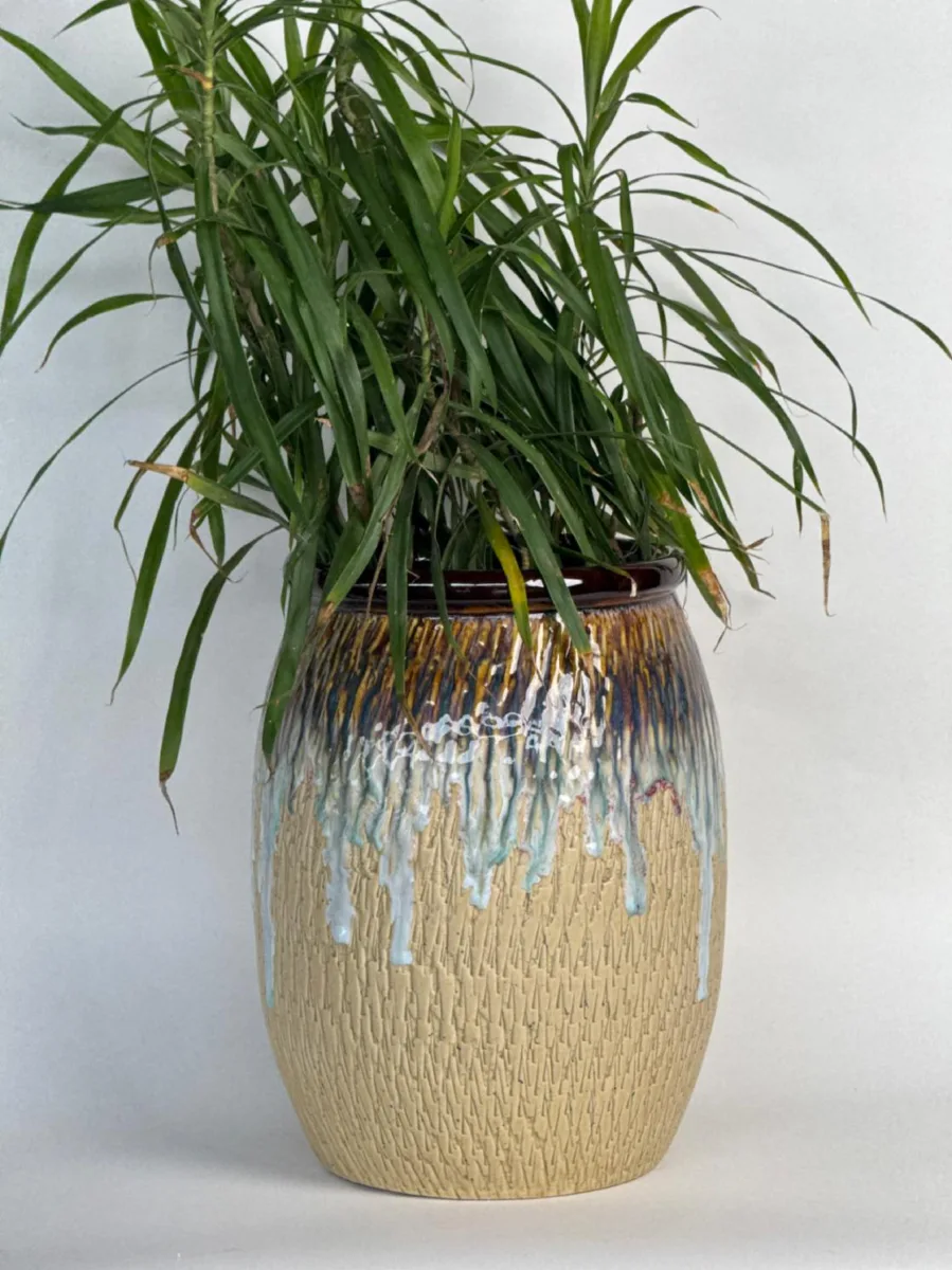 Classic Ceramic Planter — 13.5" Dia — Primary View