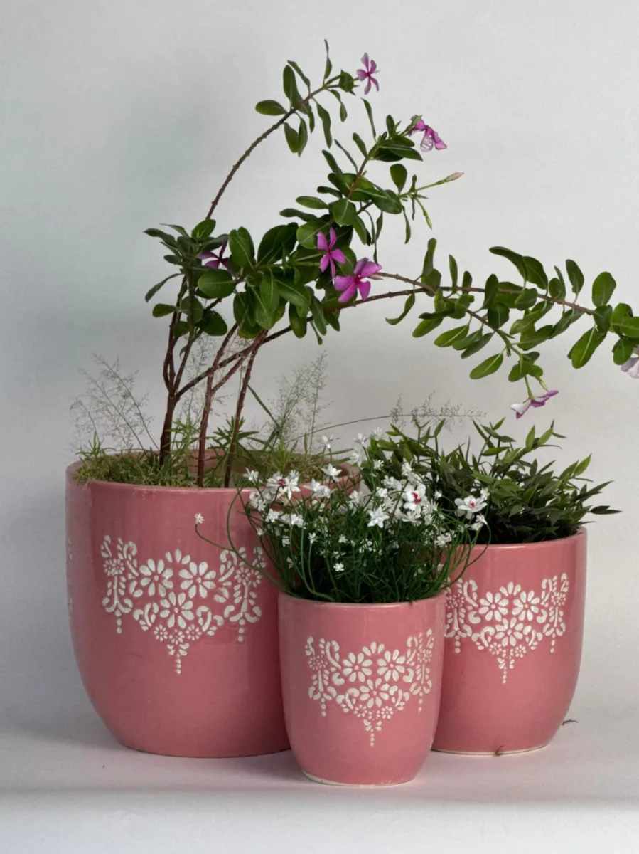 Classic Ceramic Planter — 13" Dia × 10" Height — Primary View
