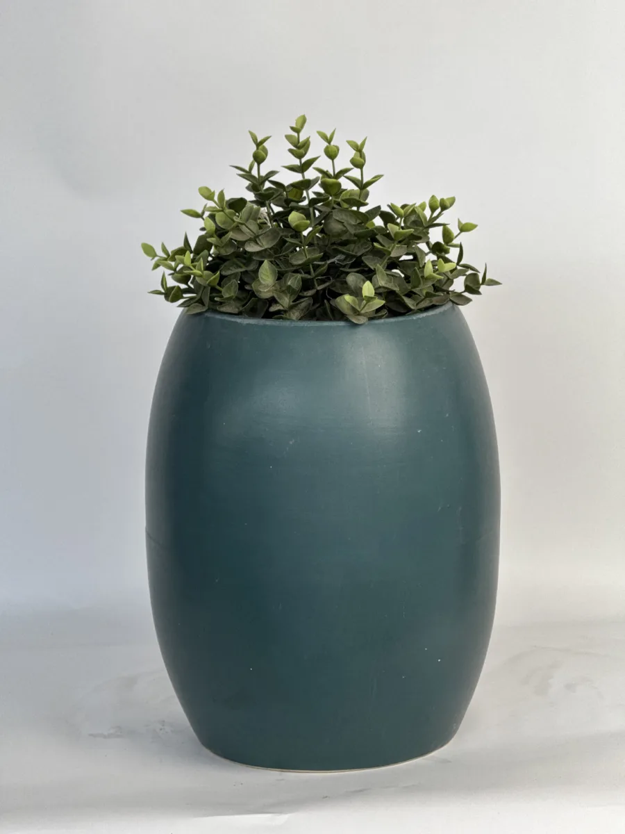 Classic Ceramic Planter — 8" Dia × 12" Height — Primary View