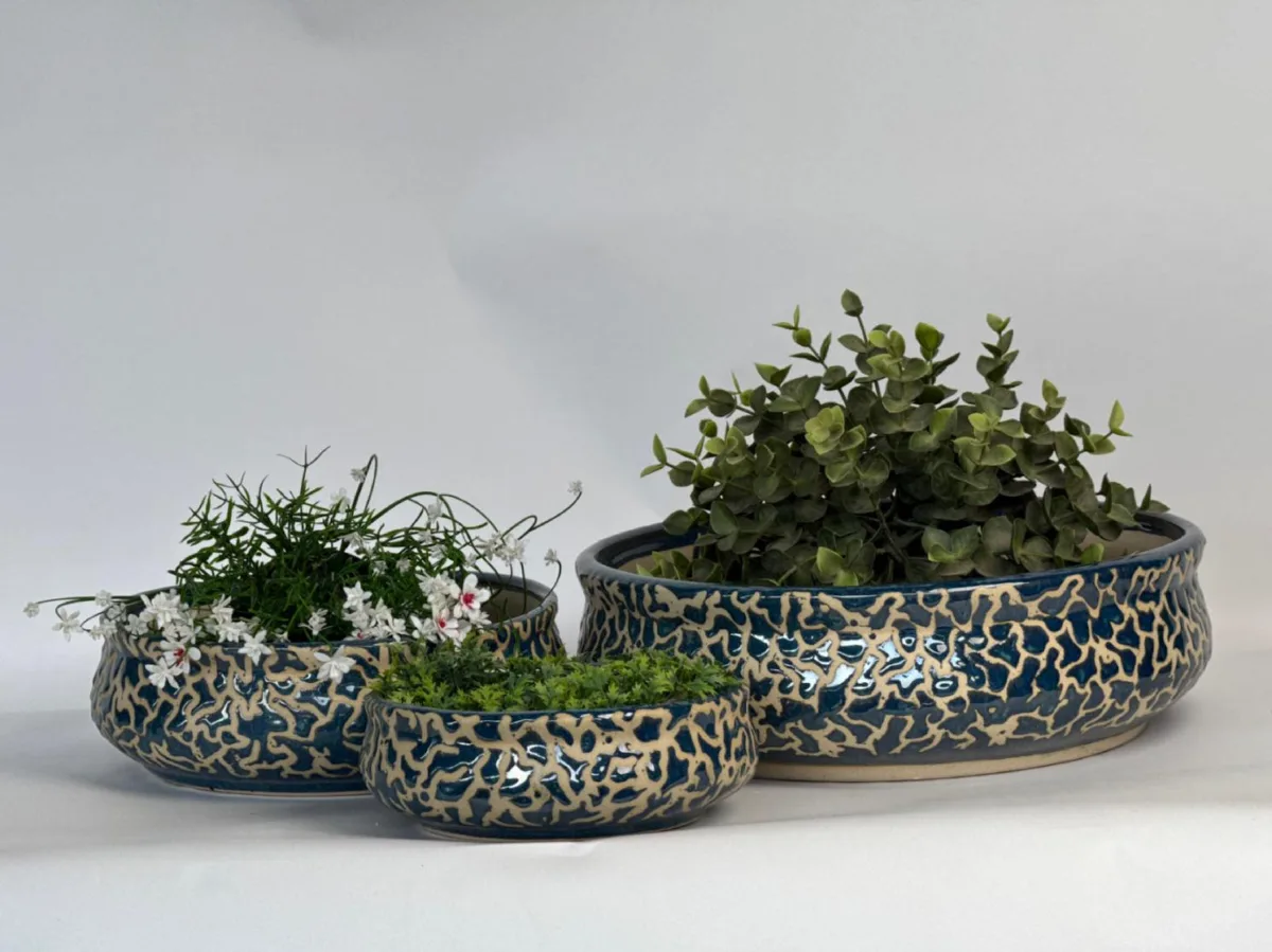 Classic Ceramic Planter — 9" Dia × 13" Height — Primary View