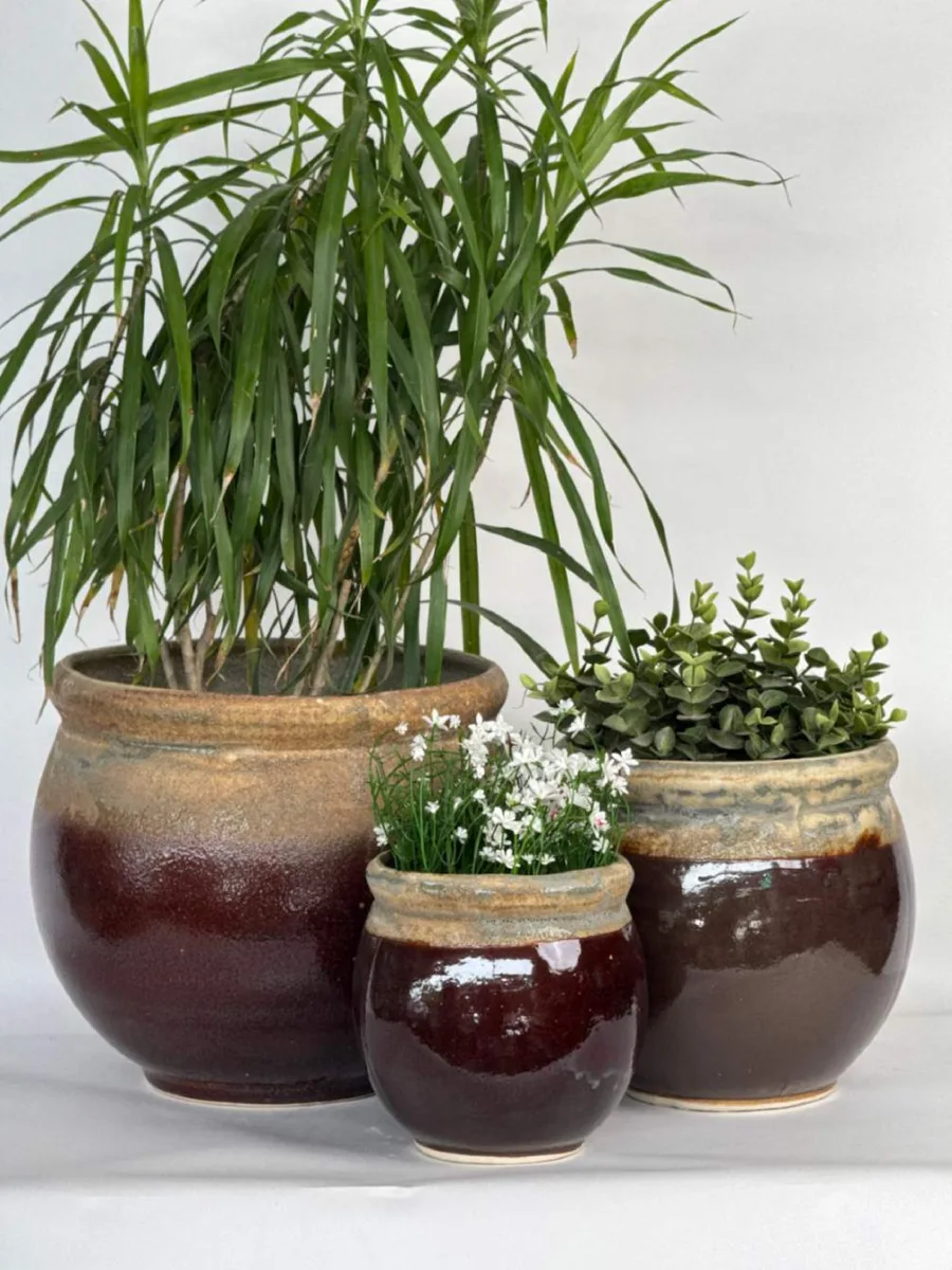 Classic Ceramic Planter — 11" Dia × 8" Height — Primary View