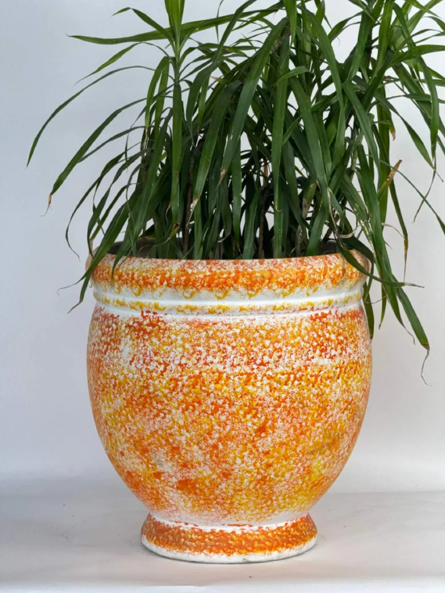 Classic Ceramic Planter — 11" Dia × 10" Height — Primary View