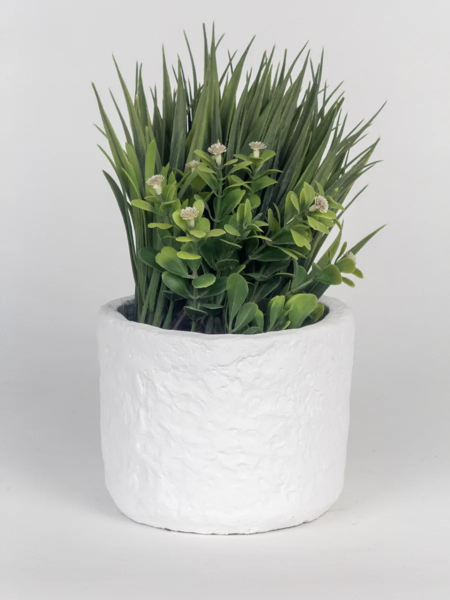 Classic Ceramic Planter — 9" Dia × 13" Height — Primary View