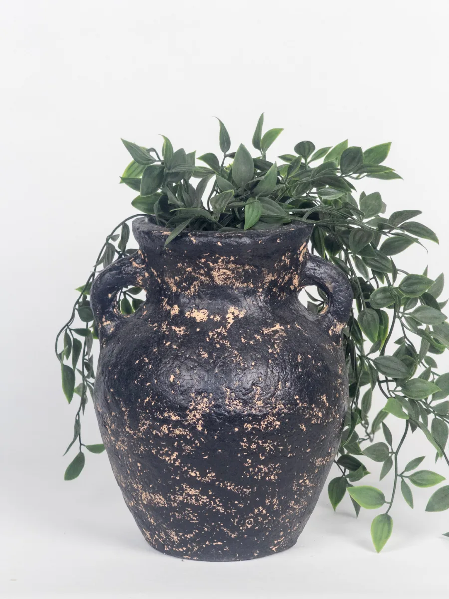 Classic Ceramic Planter — 9" Dia × 13" Height — Primary View