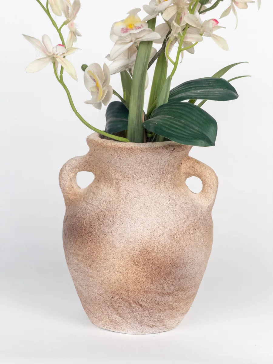 Classic Ceramic Planter — 14" Dia × 6.5" Height — Primary View