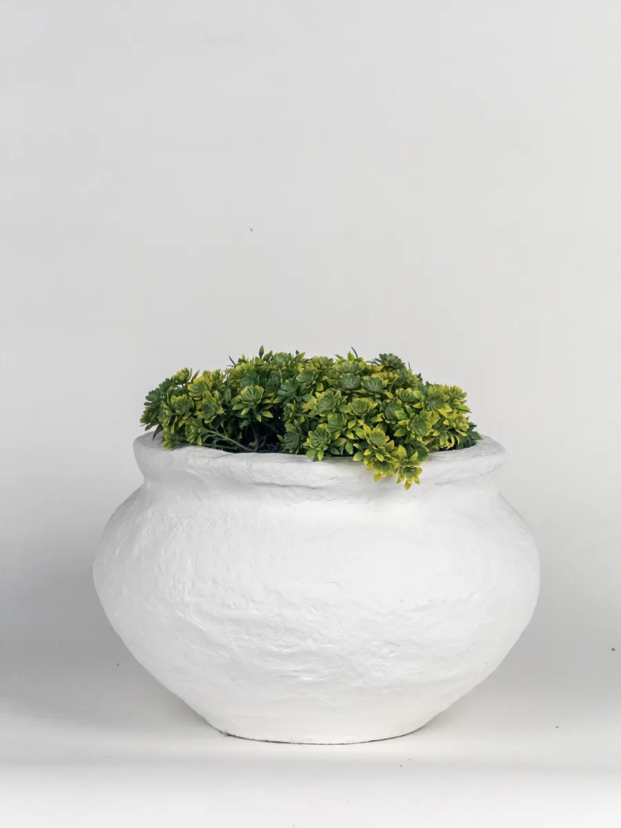 Classic Ceramic Planter — 7.5" Dia × 9" Height — Primary View