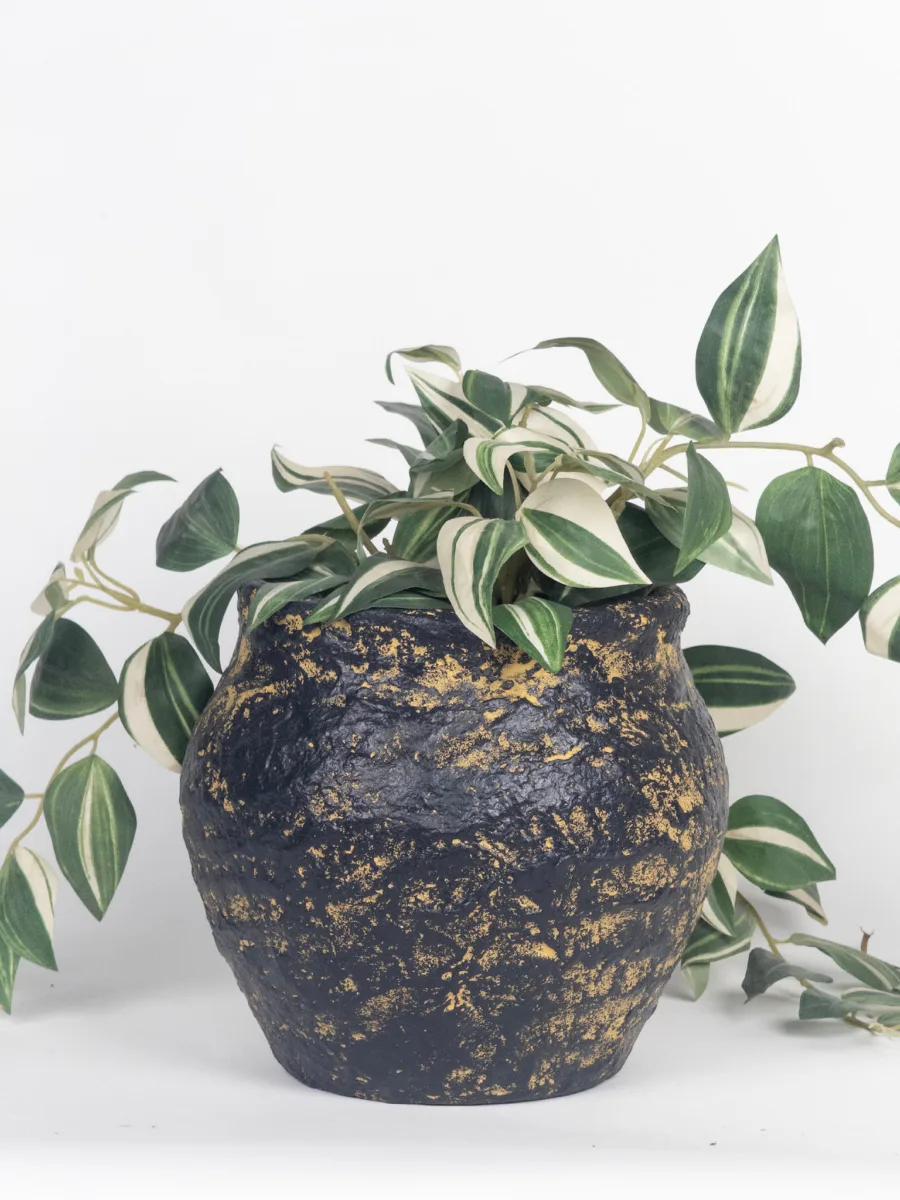 Classic Ceramic Planter — 5" Dia × 7.5" Height — Primary View