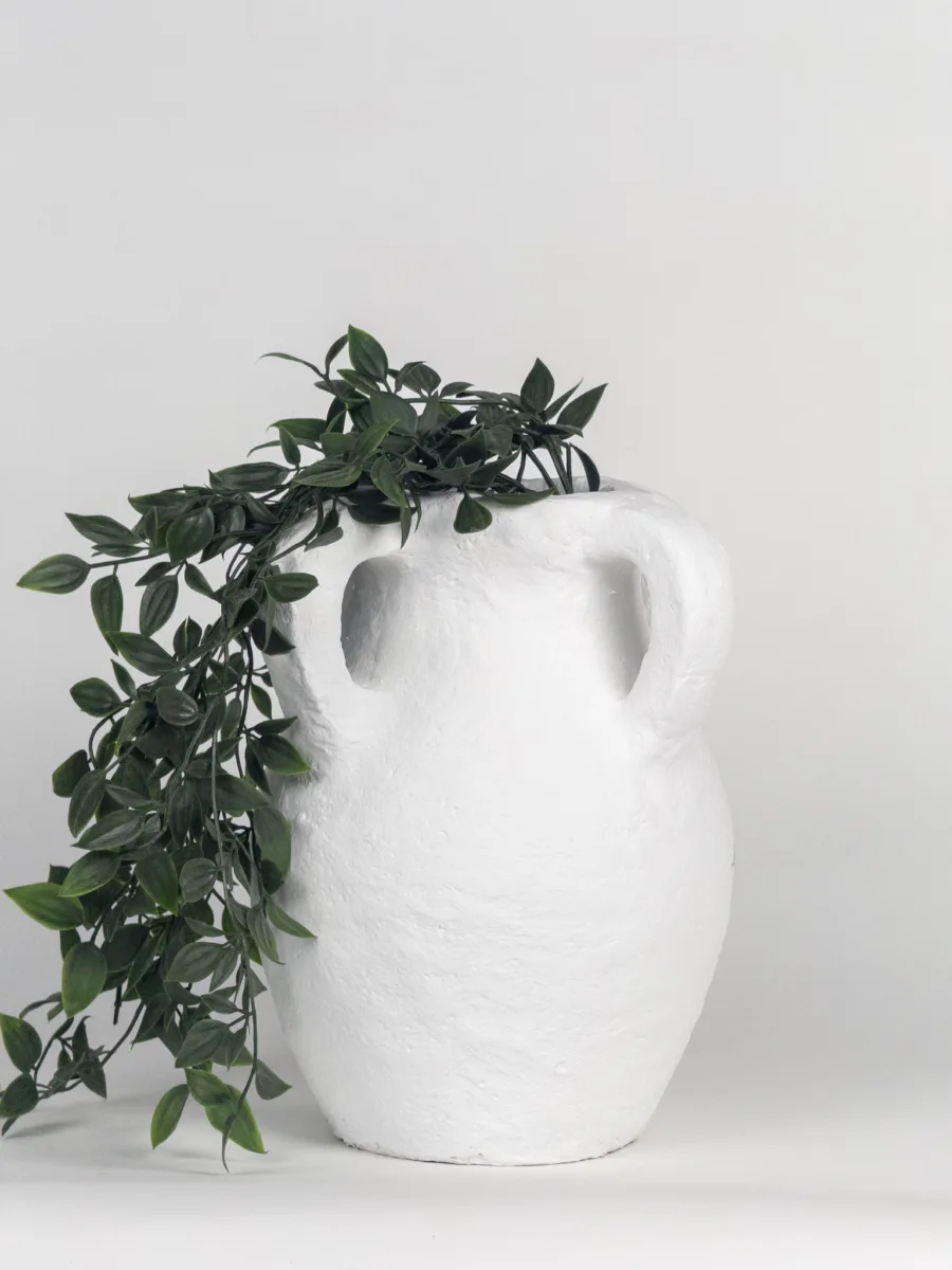 Classic Ceramic Planter — 9" Dia × 8.5" Height — Primary View