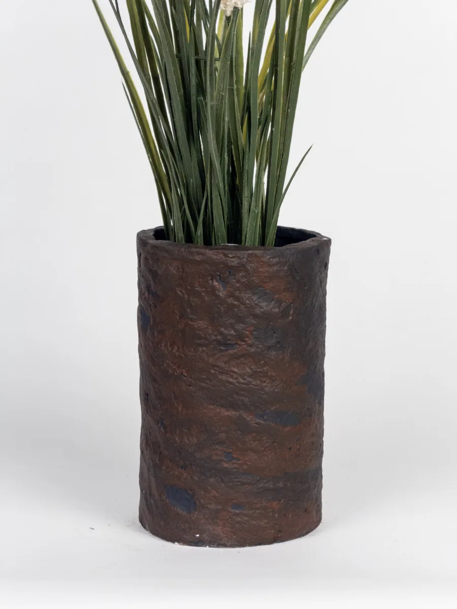 Classic Ceramic Planter — 8" Dia × 9" Height — Primary View