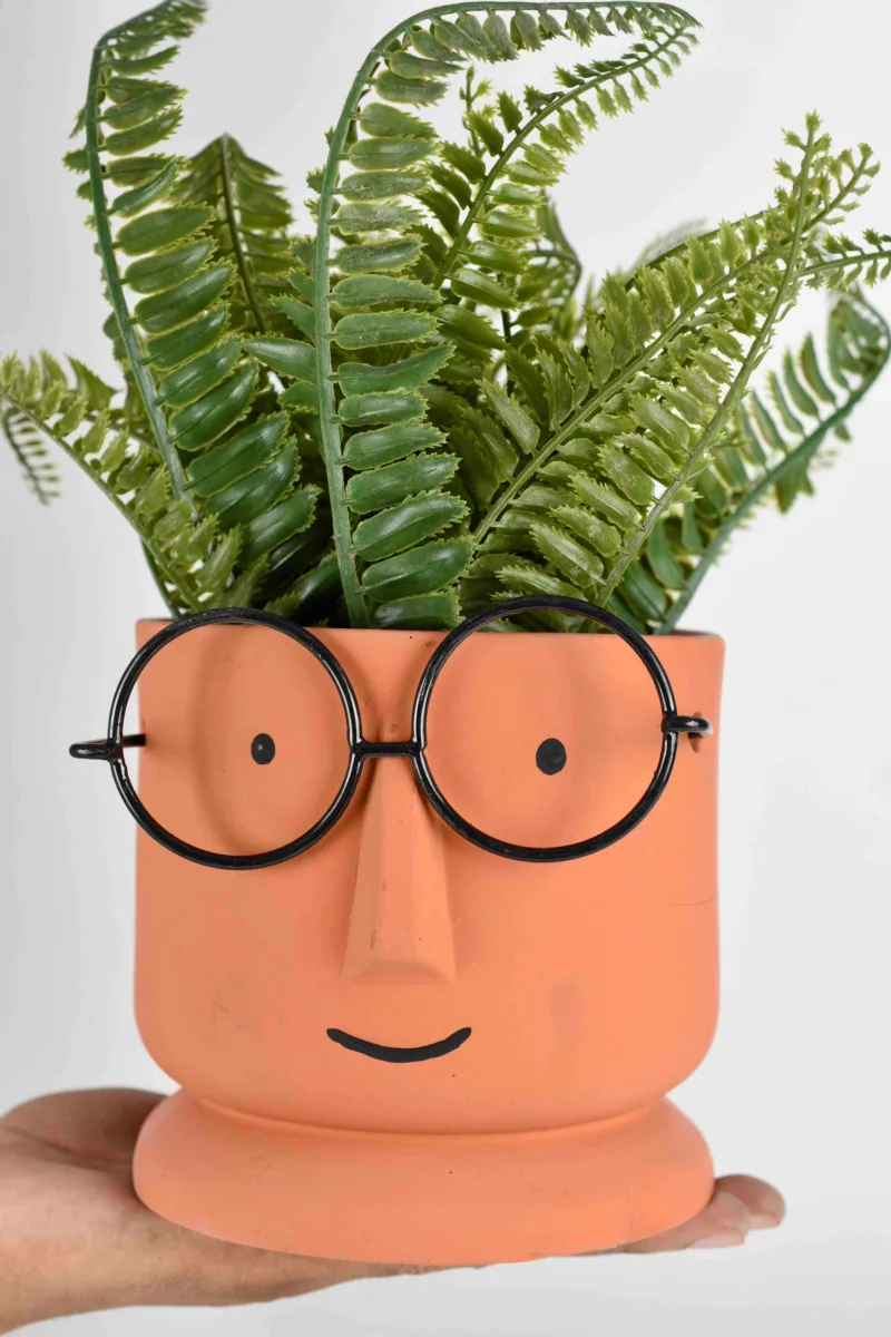 Classic Ceramic Planter — 9" Dia × 14" Height — Primary View