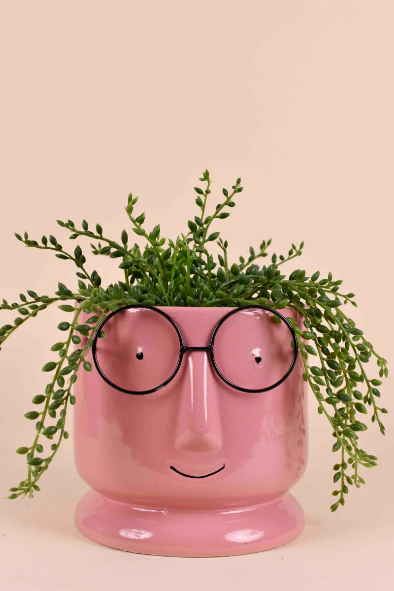 Classic Ceramic Planter — 9.5" Dia × 10.5" Height — Primary View