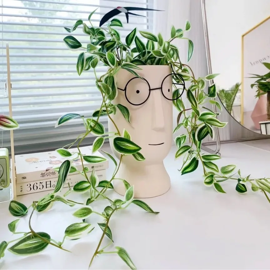 Classic Ceramic Planter — 5" Dia × 7.5" Height — Primary View