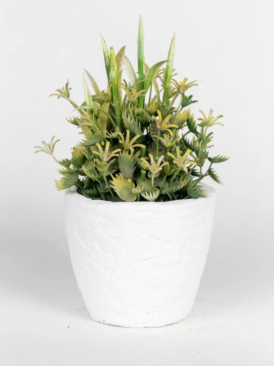 Classic Ceramic Planter — 5" Dia × 8" Height — Primary View